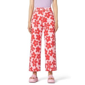 Gorman Australia Floral Poppy Jeans Pink & Red
